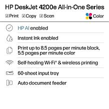 HP DJ4227e All-In-One Printer with $25 Instant Ink