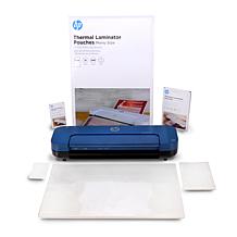 HP QL122 Laminator Bundle w/Bonus Trimmers & 155 Laminating Pouches