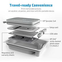 HP Sprocket 3x4 Instant Photo Printer 