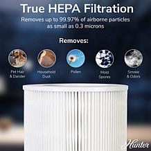 Hunter HP670 Large Tower True HEPA Air Purifier