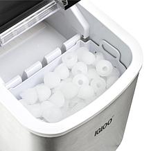 Igloo 26 lb. Self-Cleaning Portable Stainless Steel Ice Maker Machine
