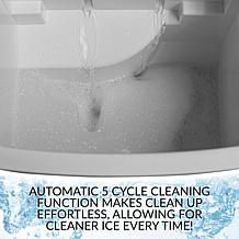 Igloo 26lb. Self-Cleaning Portable Ice Maker with Handle, Black