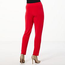 IMAN Global Chic Jersey Knit Slim-Leg Pull-On Pant