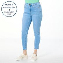 IMAN Global Chic Perfect Fit 360 Slim-Leg Ankle Jean