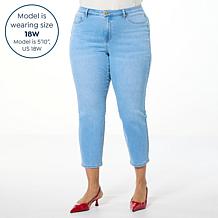 IMAN Global Chic Perfect Fit 360 Slim-Leg Ankle Jean