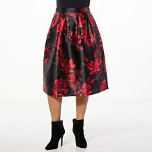 IMAN Global Chic Printed Woven Ballroom Skirt