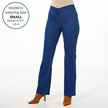 IMAN Global Chic Pull-On Bootcut Trouser Jean