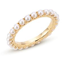 Imperial Pearls 14K Gold Cultured Freshwater Seed Pearl Stack Ring