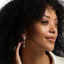 Imperial Silver Diamond-Cut Sterling Silver Wheat Design Earrings