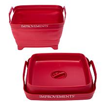 Improvements 2-pack 2-Gallon Collapsible Tubs with Drain Spouts