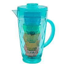 Improvements 5-piece Nesting Pitcher Set with 4 Glasses