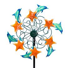 Improvements 6' Coastal Dolphin Wind Spinner Stake