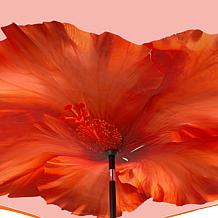 Improvements 9' Double-Layer Printed Patio Umbrella with Base