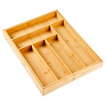 Improvements Adjustable Bamboo Organizer