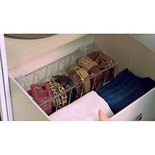 Improvements Clear Acrylic Storage Box with Compartments