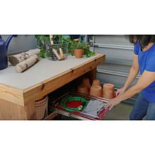 Improvements Set of 2 Metal Sliding Shelves with Liner
