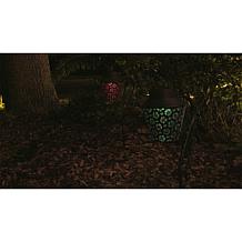 Improvements Solar Metal Lantern Stakes - Set of 2