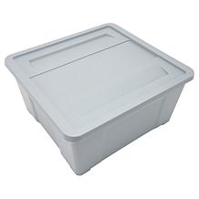 Improvements Stackable Plastic Storage Bins - Set of 4