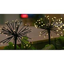 Improvements Starburst Solar Stake Lights - Set of 4