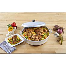 IMUSA 11.6-Quart Cast Aluminum Caldero - Silver