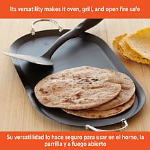 IMUSA 17" Carbon Steel Oval Shaped Comal/Griddle