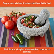 IMUSA MEXI-2011M 8" Granite Molcajete - Grey