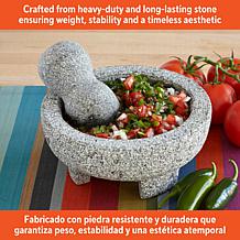 IMUSA MEXI-2011M 8" Granite Molcajete - Grey