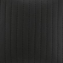 INK+IVY Camila Cotton Quilted Euro Sham - Black - 26" x 26"