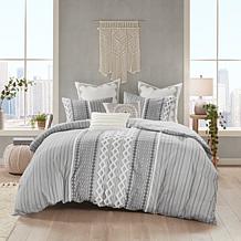 INK+IVY Imani Cotton Comforter Mini Set, King/Cal King - Ivory