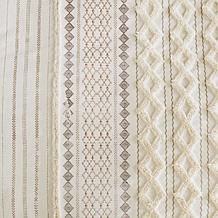 INK+IVY Imani Cotton Printed Duvet Cover Set w/ Chenille - Full/Queen