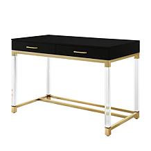 Inspired Home High-Gloss Finish Writing Desk - Maximo