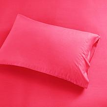 Intelligent Design Full Microfiber Wrinkle-Free Sheet Set--Pink