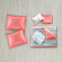 Intelligent Design Loretta Coral Twin XL Comforter and Sheet Set