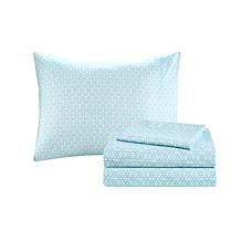 Intelligent Design  Loretta Navy Queen Comforter and Sheet Set