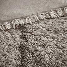 Intelligent Design Malea Faux Fur Comforter Set Grey - Full/Queen