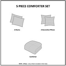 Intelligent Design  Nadia Comforter Set Teal Full/Queen