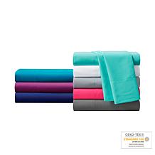 Intelligent Design Twin Microfiber Wrinkle-Free Sheet Set--Teal