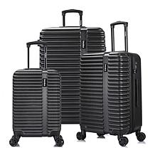 InUSA Ally 3-Piece Hardside Luggage Set with Spinner Wheels