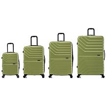 InUSA Aurum Hardside Spinner 4-Piece Expandable Luggage Set
