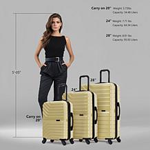 InUSA Aurum Lightweight Hardside Spinner 3pc Set