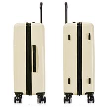 InUSA Drip Lightweight Hardside 24" Checked Bag Spinner Suitcase