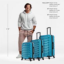 InUSA Endurance Lightweight Hardside Spinner 3-Piece Set