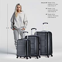 InUSA Pilot Lightweight Hardside Spinner 3-piece Set