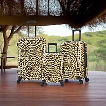 InUSA Prints 3-Piece Lightweight Hardside Luggage Set