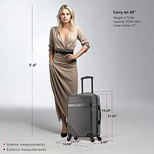 InUSA Resilience 20" Lightweight Hardside Carry-On Spinner Luggage