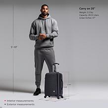InUSA Royal 20" Hardside Carry-On Spinner Luggage