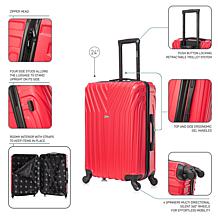 InUSA Vasty Hardside 24" Spinner Medium Lightweight Luggage