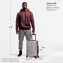 InUSA Vasty Lightweight Hardside Spinner 20" Carry on