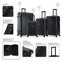 InUSA Vasty Lightweight Hardside Spinner 4 Piece Luggage Set