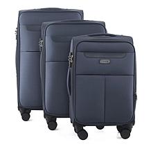 IZOD Liam 3pc  Expandable Softside Luggage Set with Spinners & Lock